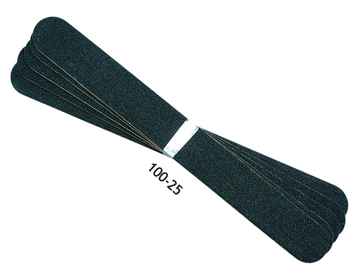 Xpress Wide Emery Boards (Black) Pack of 10 - Manicure Tools - SalonExpress