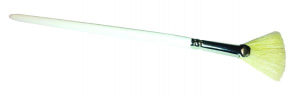 Hive Fan Mask Brush 8" (White) - Implements & Brushes - SalonExpress
