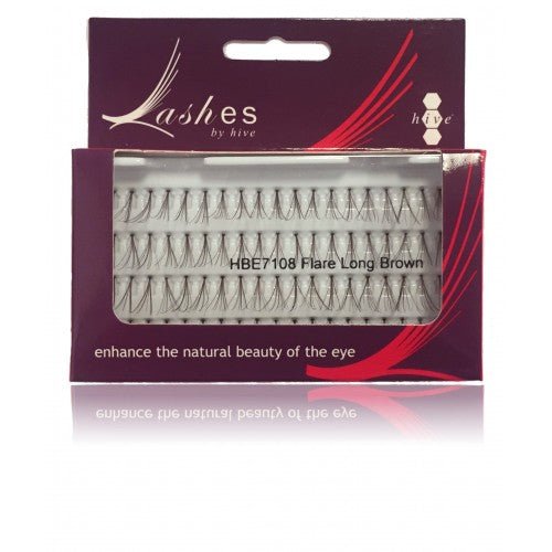 Hive Individual Long Flare Lashes (Brown) - Individual Lashes - SalonExpress