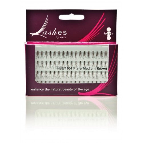 Hive Individual Medium Flare Lashes (Brown) 76 - Individual Lashes - SalonExpress
