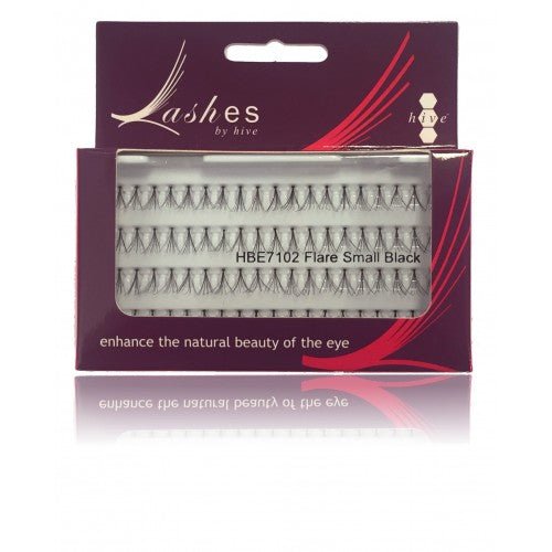 Hive Individual Small Flare Lashes (Black) 76 x 3 Pack - Individual Lashes - SalonExpress