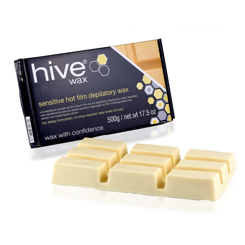 Hive Sensitive Hot Film Wax 500g - Stripless Hot Waxing - SalonExpress