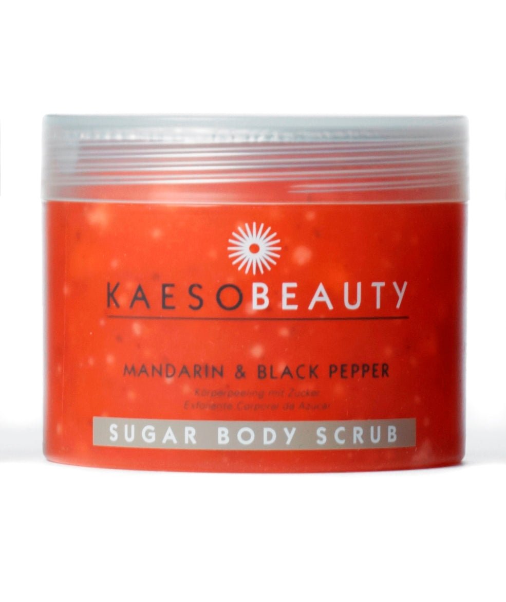 Kaeso Mandarin & Black Pepper Sugar Body Scrub 450ml - Exfoliators - SalonExpress