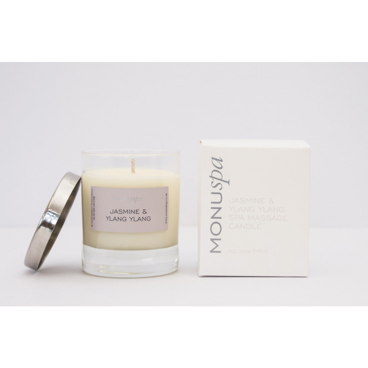 MONUSpa Jasmine & Ylang Ylang Spa Massage Candle