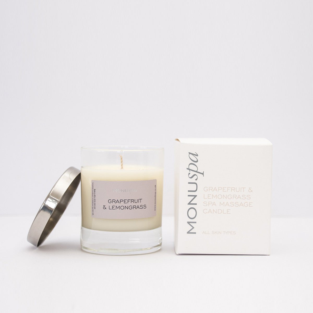 MONUSpa Revive Grapefruit & Lemongrass Spa Massage Candle - Cleansers - SalonExpress
