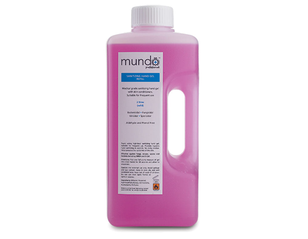 Mundo Sterilsiing Hand Gel 2 Litres