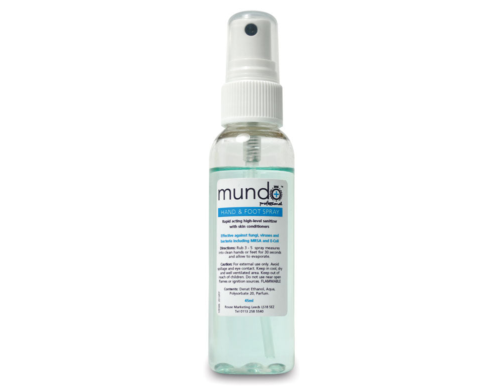 Mundo Sanitising Hand & Foot Spray 60ml Pack of 10