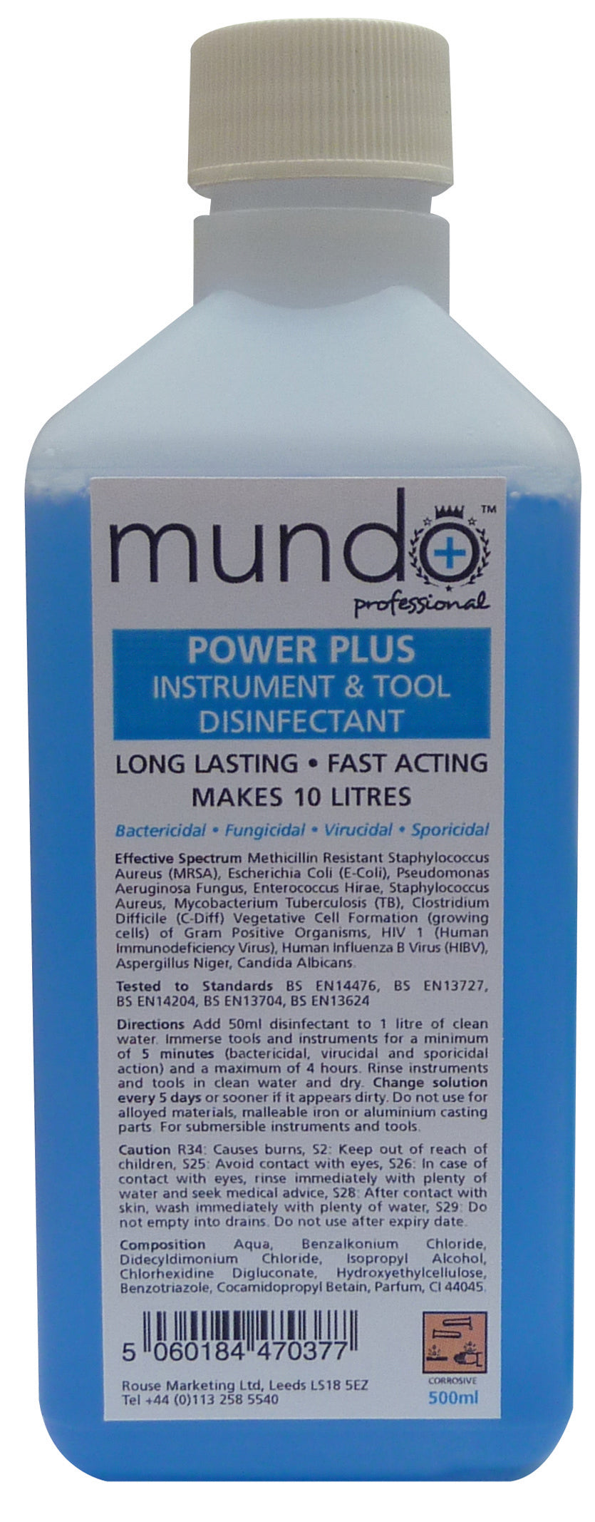 Mundo Power Plus Tool Disinfectant 500ml