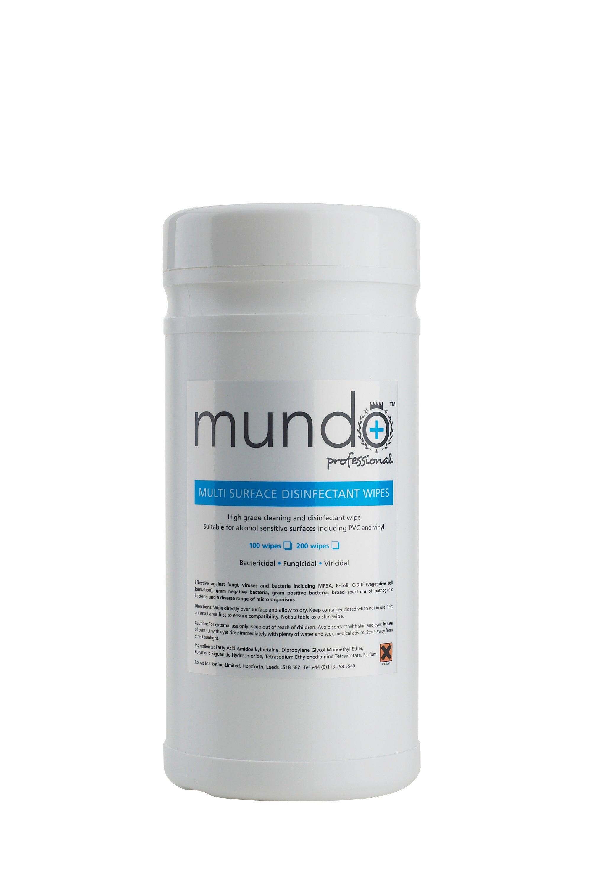 Mundo Multi Surface Disinfectant Wipes Pack of 200