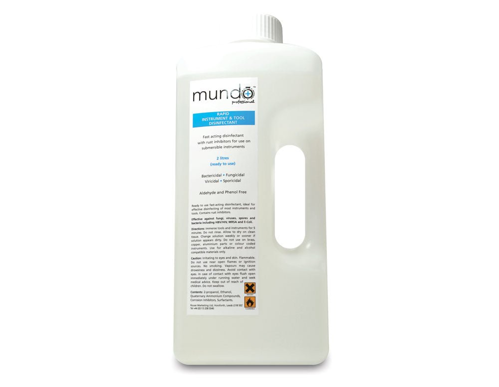 Mundo Power Plus Tool Disfectant 2 Litre - Salon Hygiene - SalonExpress