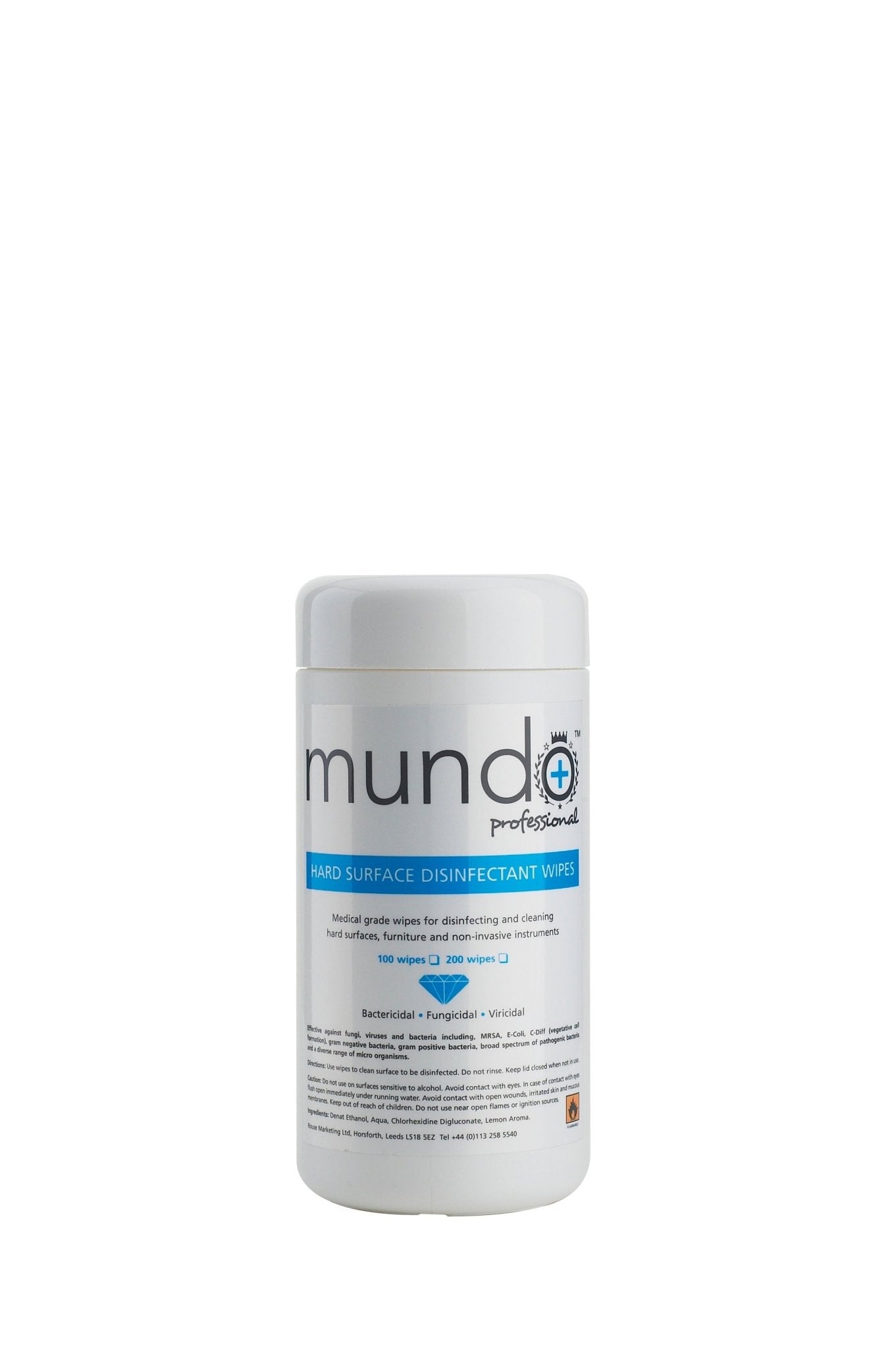 Mundo Surface Disinfectant Wipes Pack of 100 - Salon Hygiene - SalonExpress