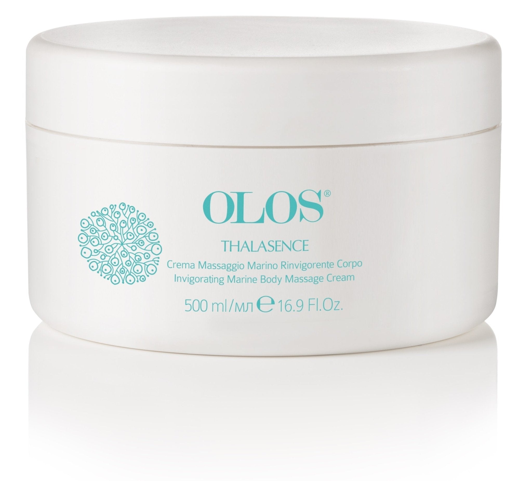 OLOS Thalasence Invigorating Marine Body Massage Cream 500ml - Ampoules & Serums - SalonExpress