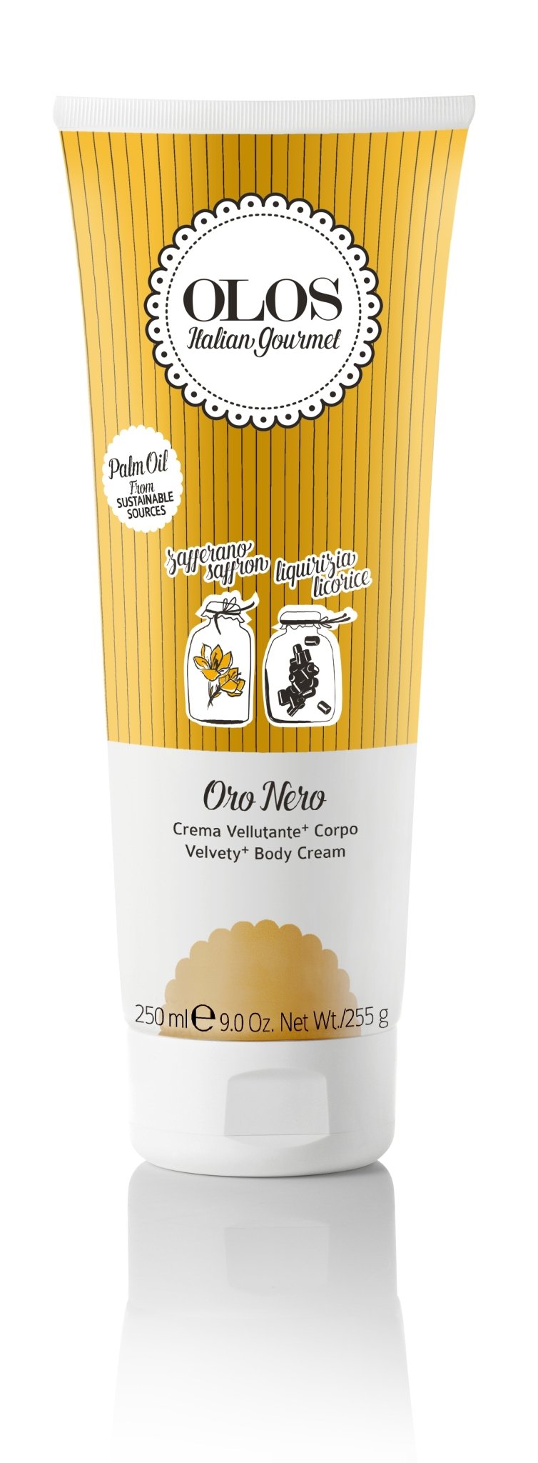 OLOS Italian Gourmet Oro Nero Velvety Body Cream - Moisturisers - SalonExpress