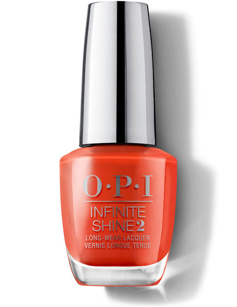 OPI Infinite Shine Lisbon A Red-Vival City
