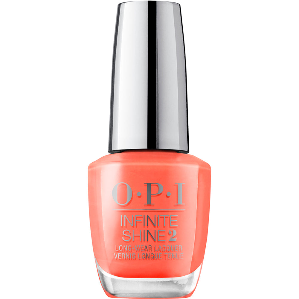 OPI Infinite Shine Neon Orange You A Rock Star?