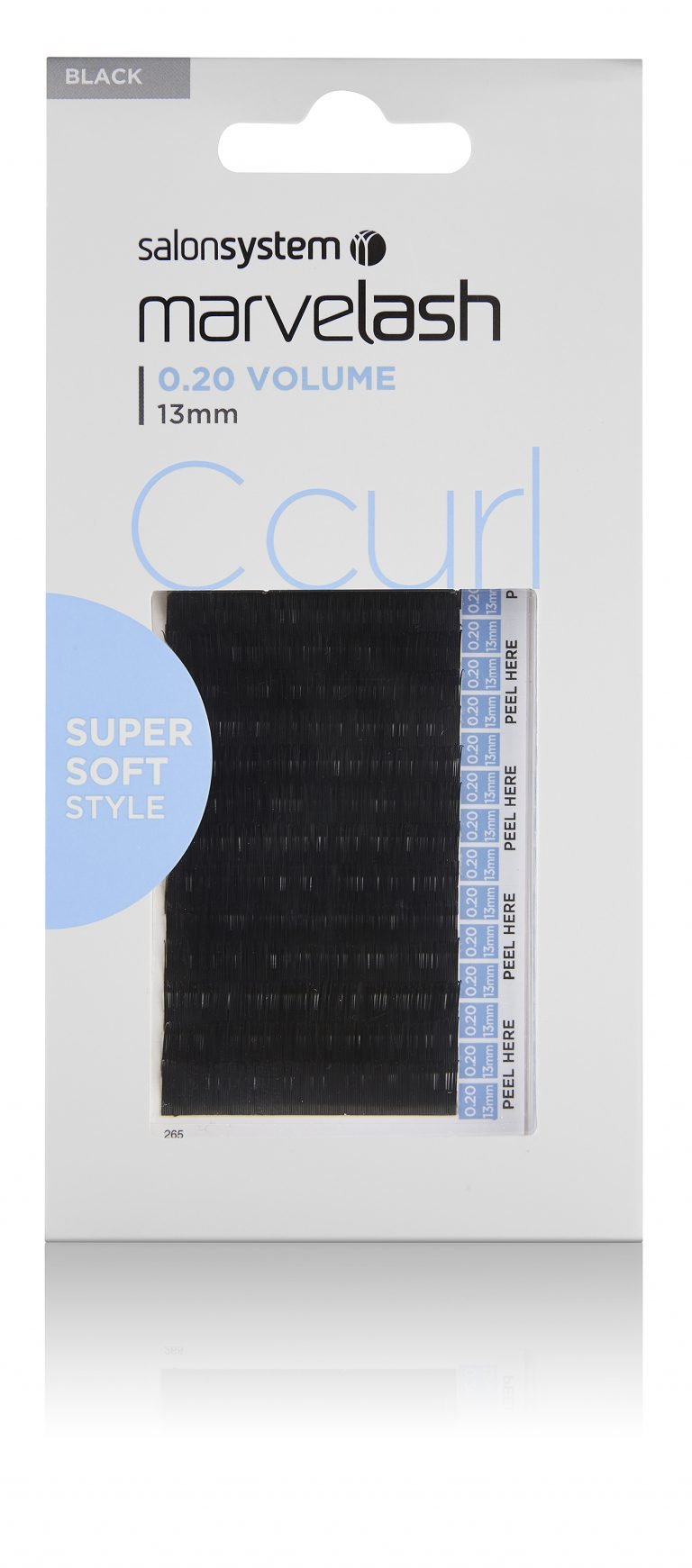 Salon System Marvelash C Curl 0.20, 13mm (Super Soft Lash) - Individual Lashes - SalonExpress