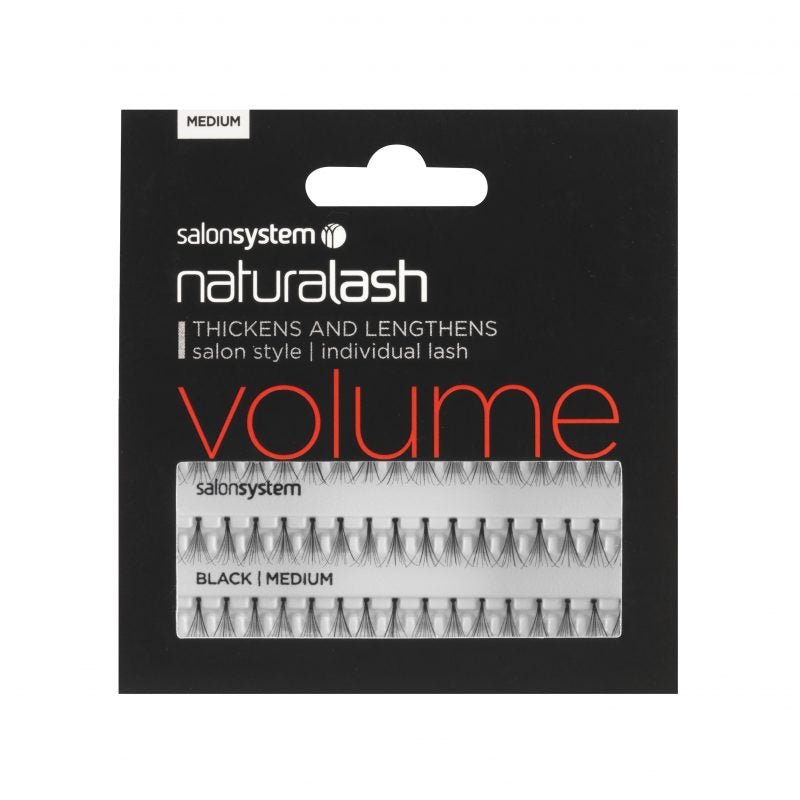 SS Ind Flare Black Medium - Individual Lashes - SalonExpress