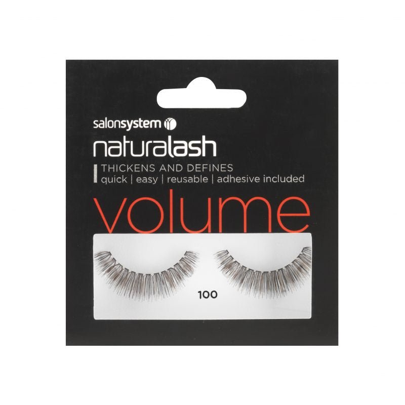 Salon System Naturalash 020 Black Volume Lashes - Strip Lashes - SalonExpress