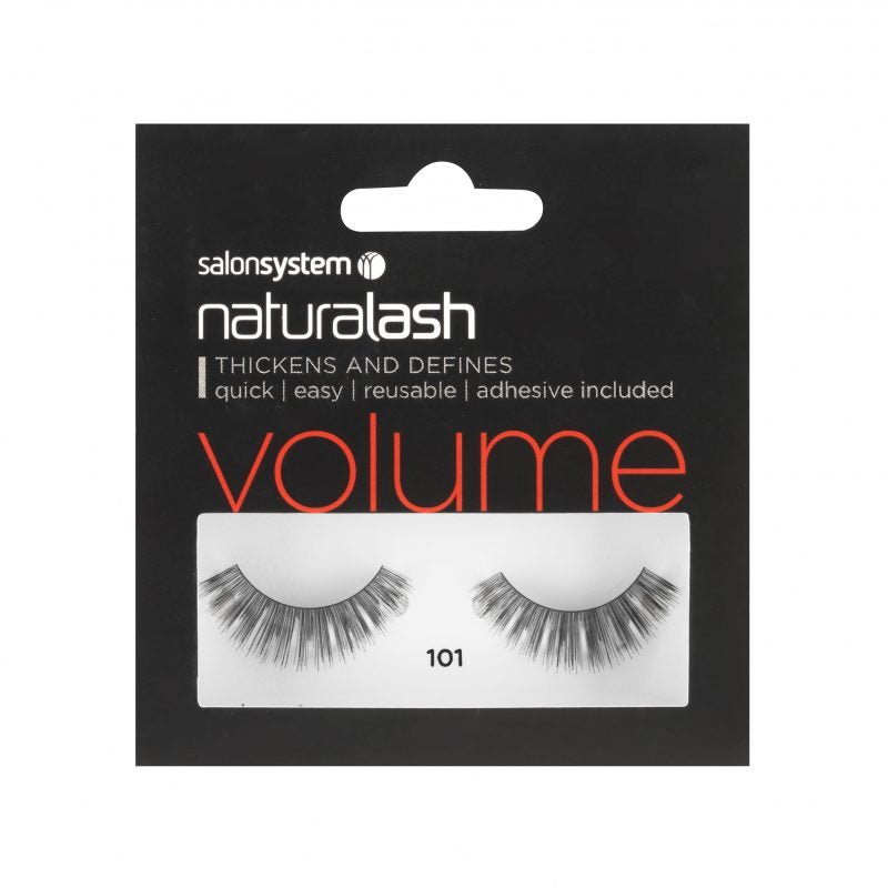 Salon System Naturalash 101 Black Volume Lashes - Strip Lashes - SalonExpress
