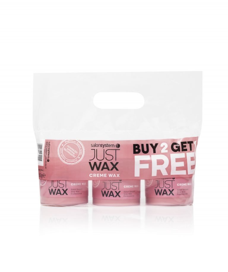 Just Wax Creme Wax 450g 3 Jar Offer Pack - Strip Waxing - SalonExpress