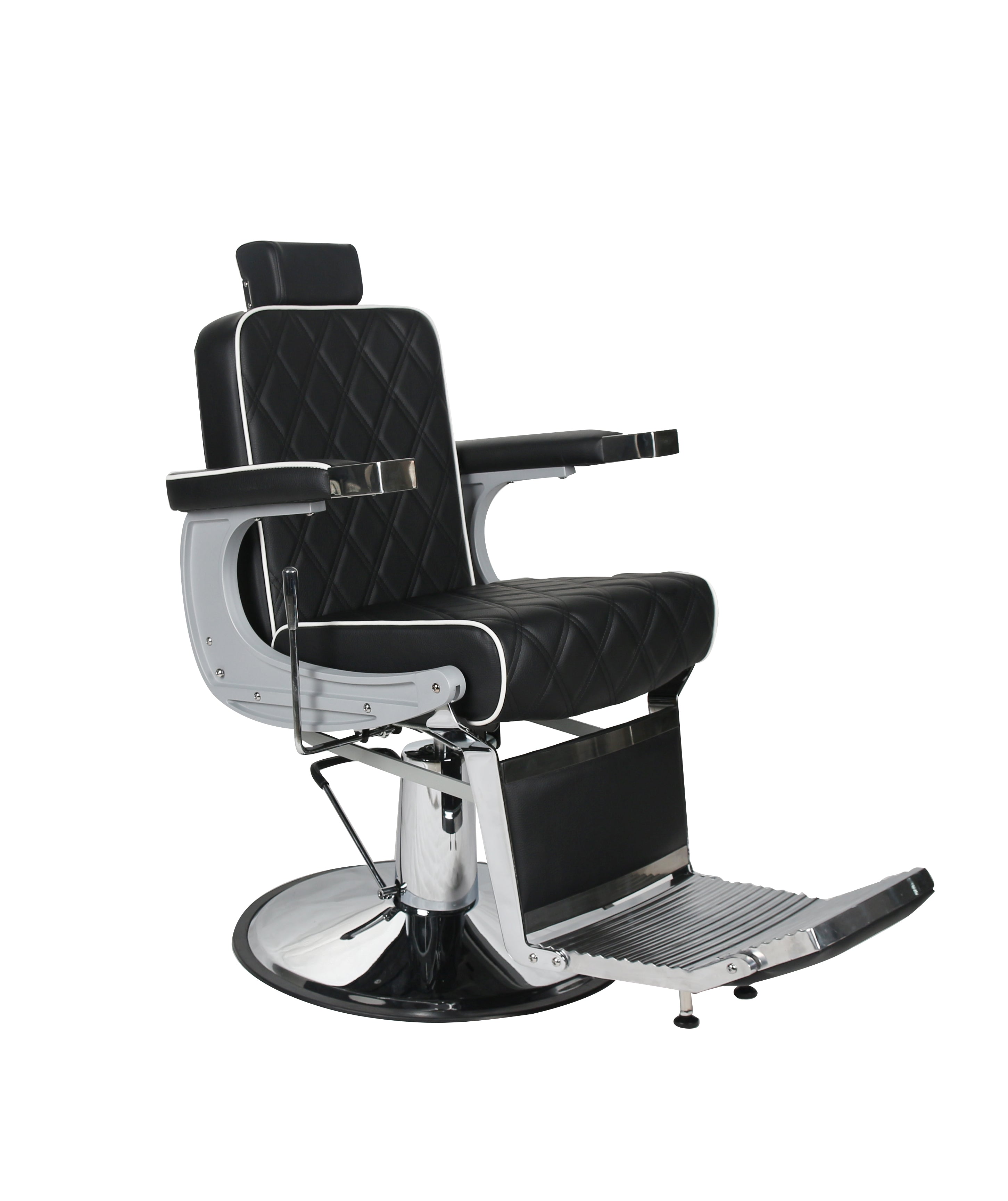 Chrysler Barber Chair Black/White Piping