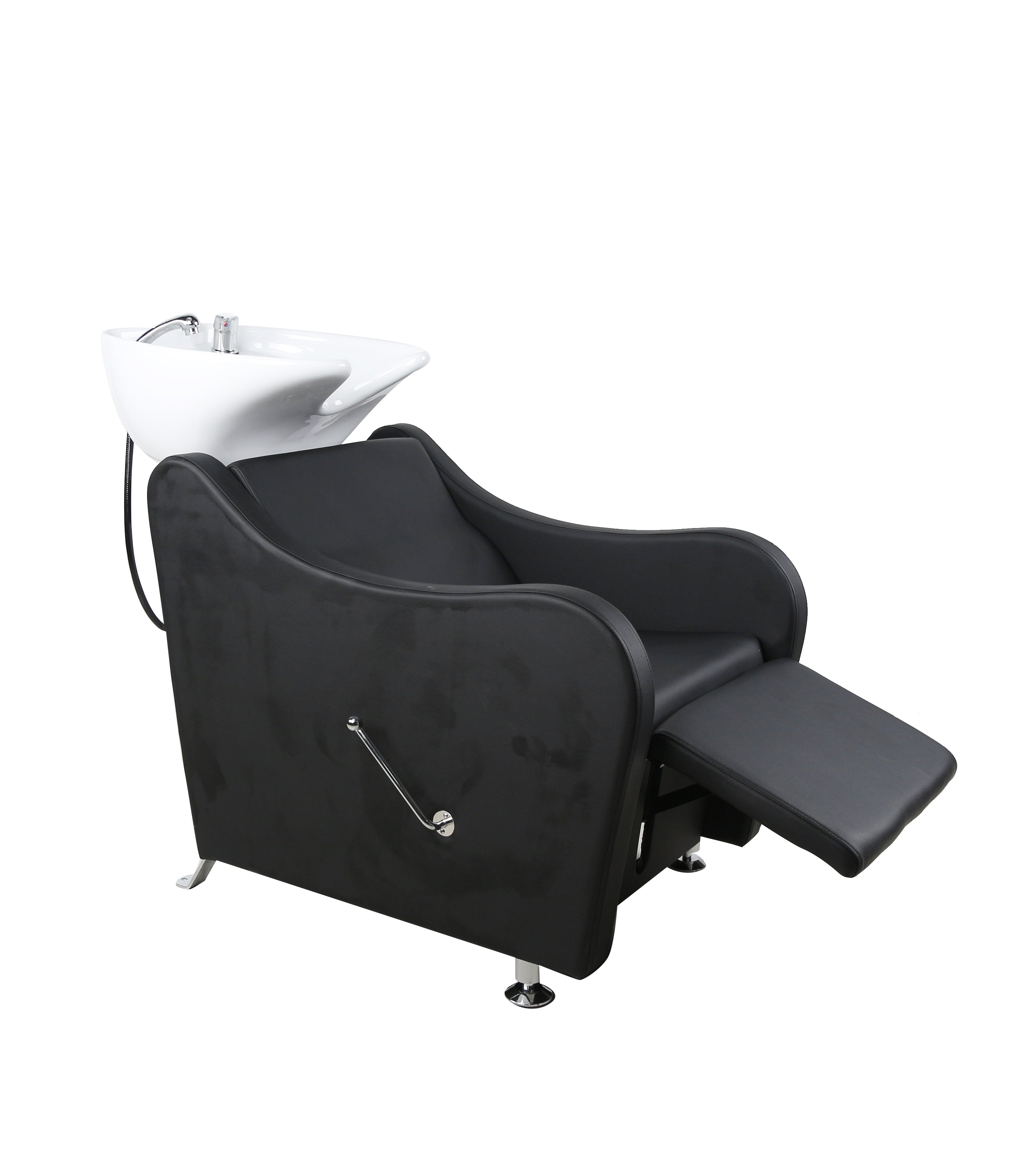 Manhattan Backwash With Leg Support    BLACK