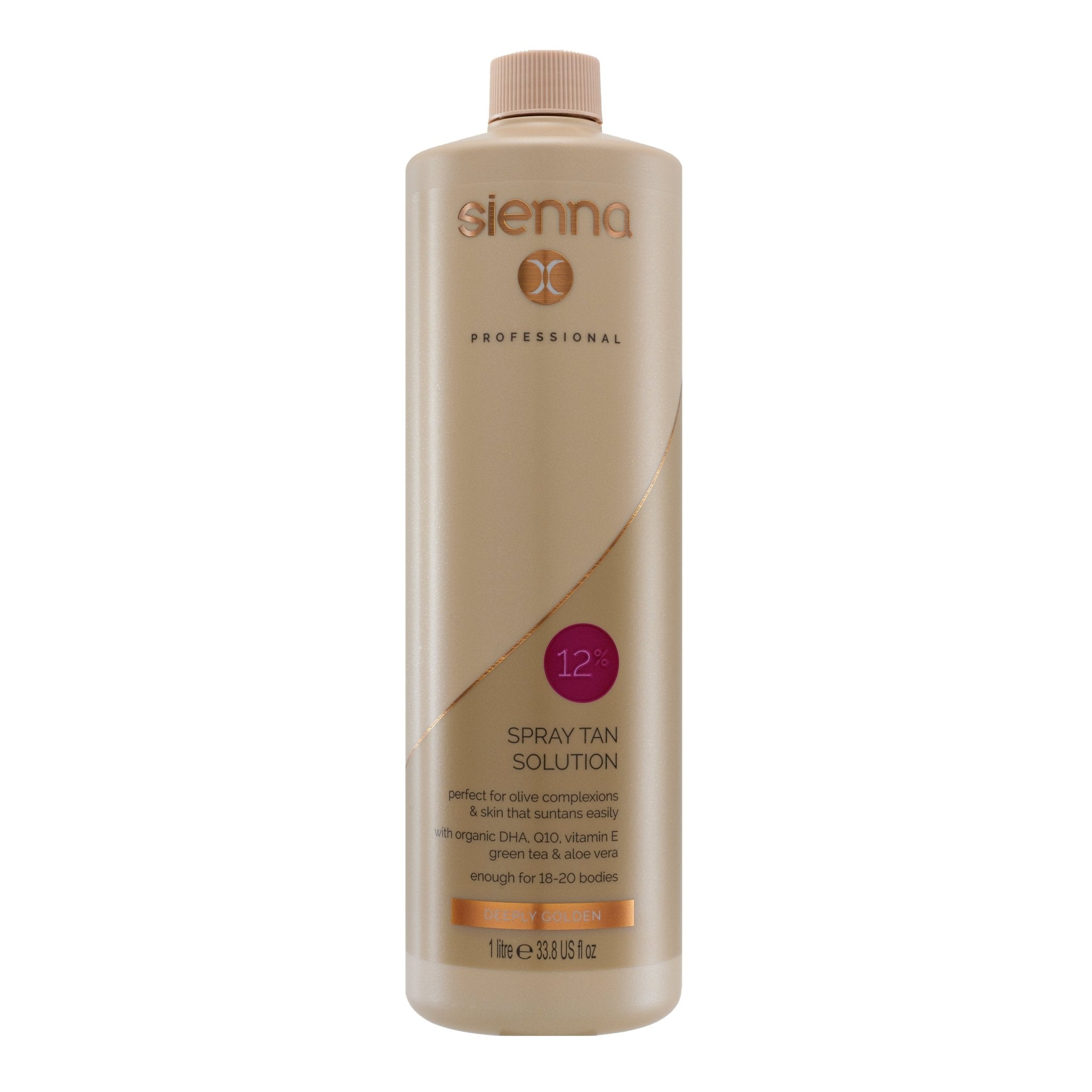 SIENNA X 12% Tanning Solution 1 Litre - Spray Tan Liquids - SalonExpress
