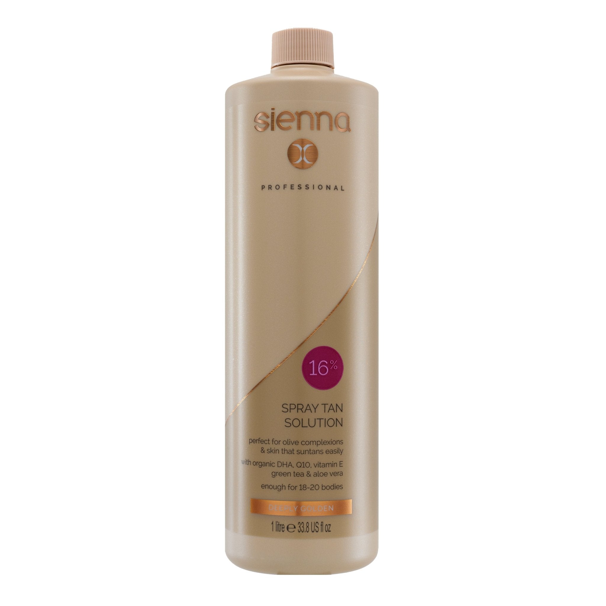 SIENNA X 16% Tanning Solution 1 Litre - Spray Tan Liquids - SalonExpress