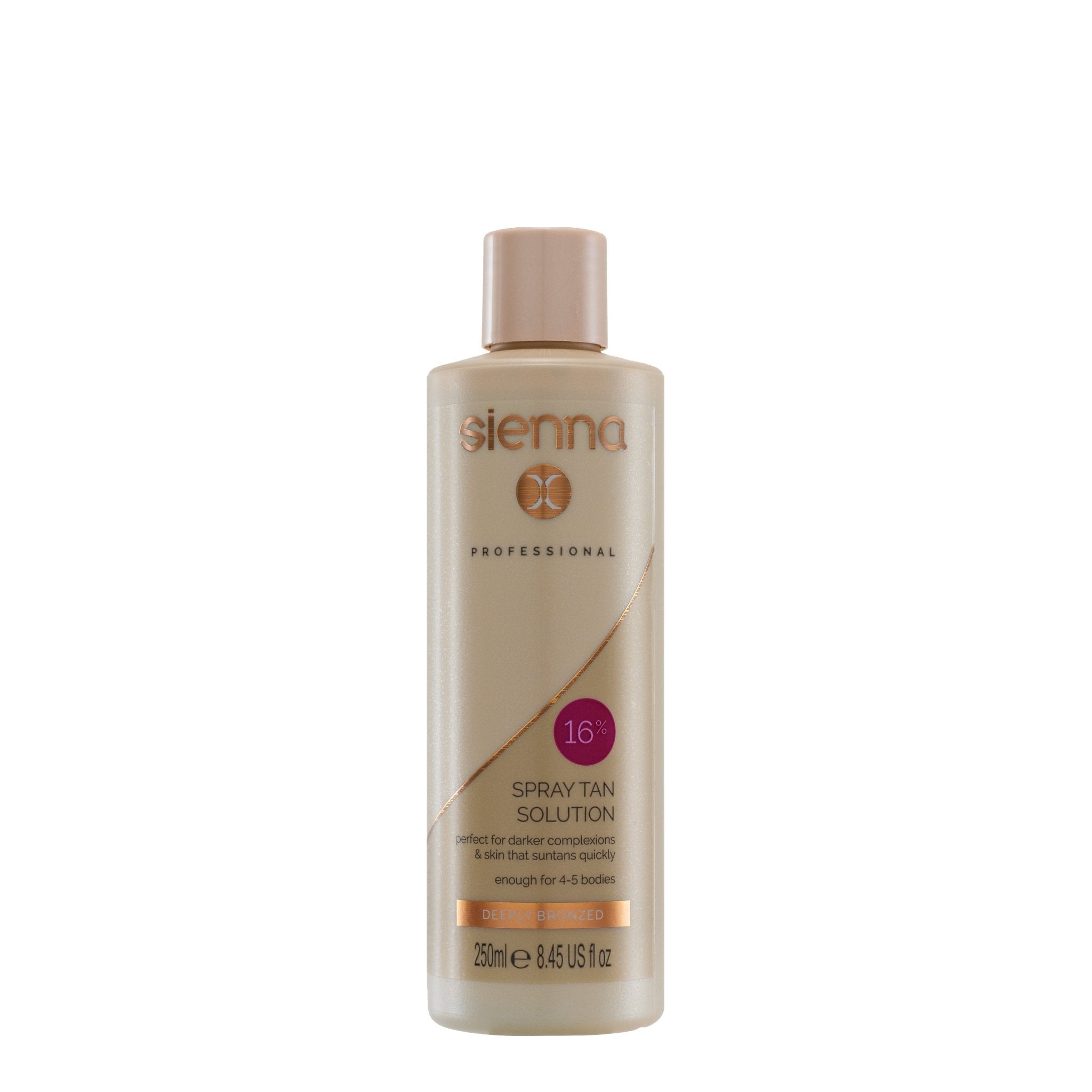 SIENNA X 16% Tanning Solution 250ml - Spray Tan Liquids - SalonExpress