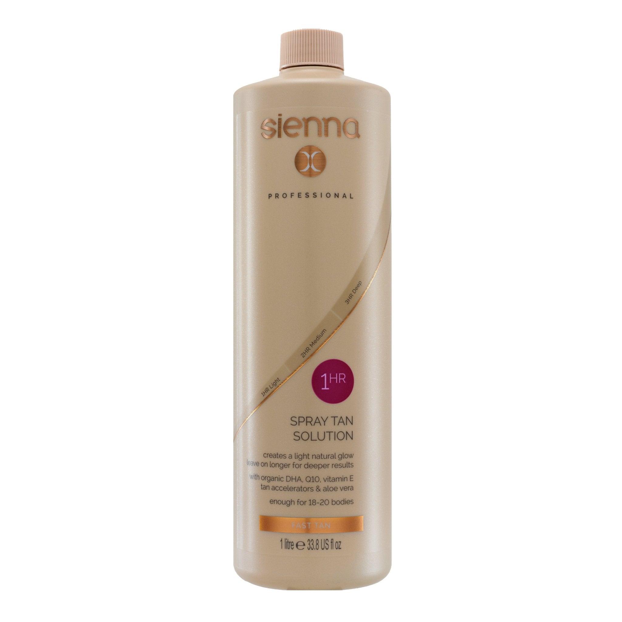 SIENNA X 1One Hour HIT Tan 1 Litre - Spray Tan Liquids - SalonExpress