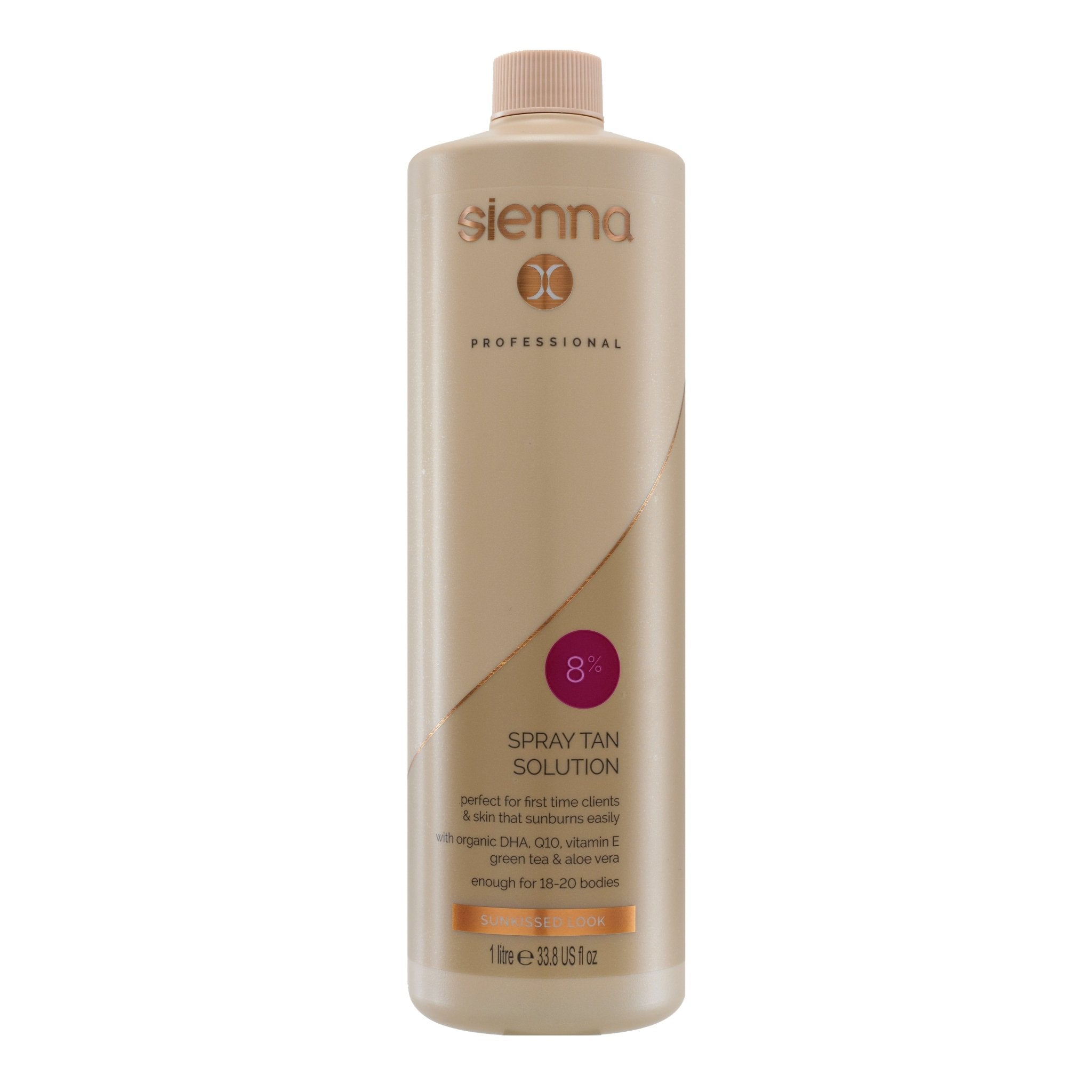 SIENNA X 8% Tanning Solution 1 Litre - Spray Tan Liquids - SalonExpress