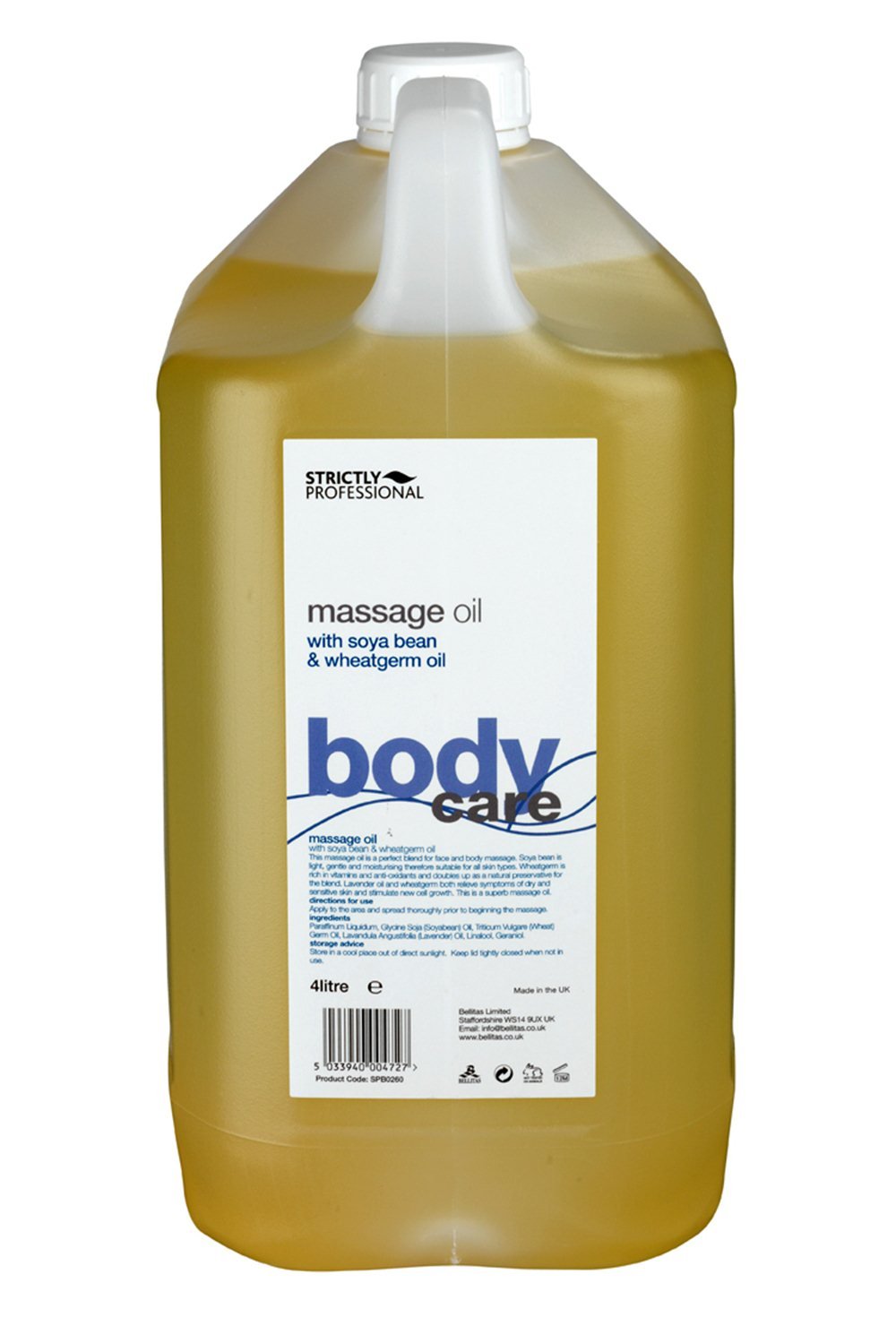 Strictly Professional Massage Oil 4 Litre. - Massage Oils/Creams/Gels - SalonExpress
