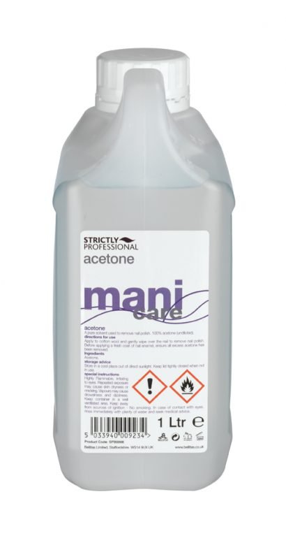 Strictly Professional Acetone 1 Litre - Nail Polish - Remover - SalonExpress