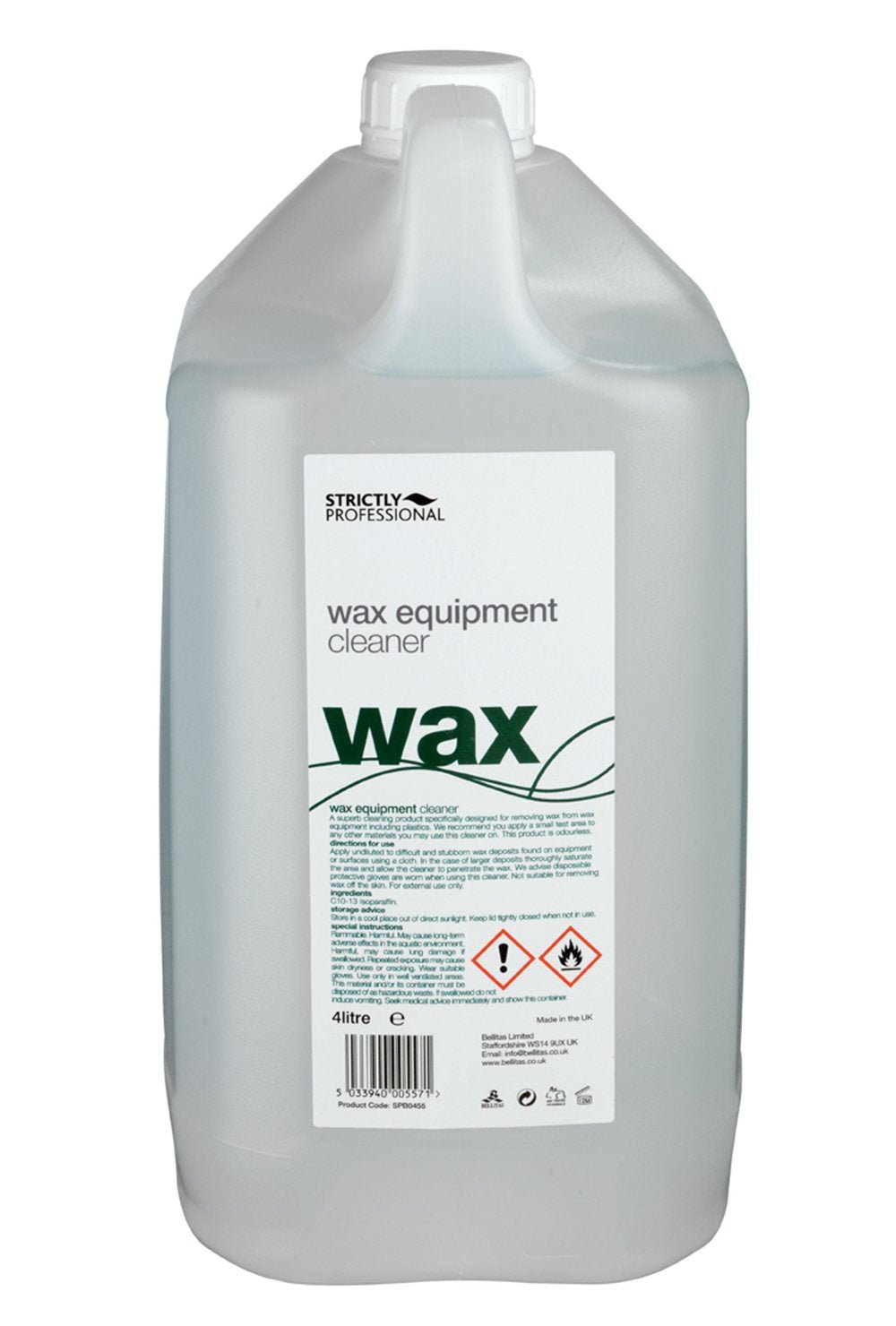 Strictly Professional Equipment Cleaner 4 Litre - Pre & Post Treatment - SalonExpress