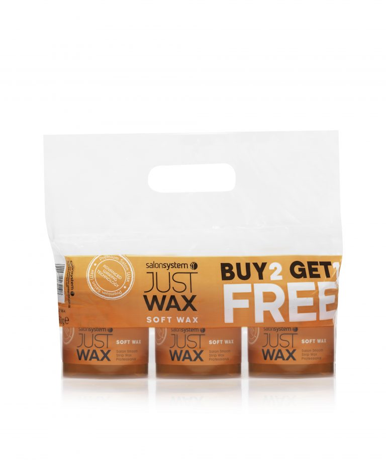 Just Wax Soft Wax 450g 3 Jar Offer Pack
