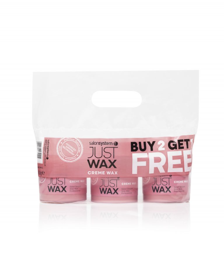 Just Wax Creme Wax 450g 3 Jar Offer Pack
