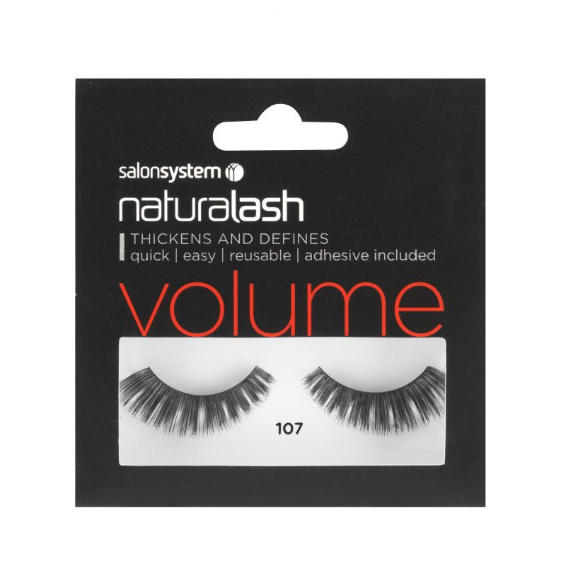 Salon System Naturalash 107 Black Volume Lashes