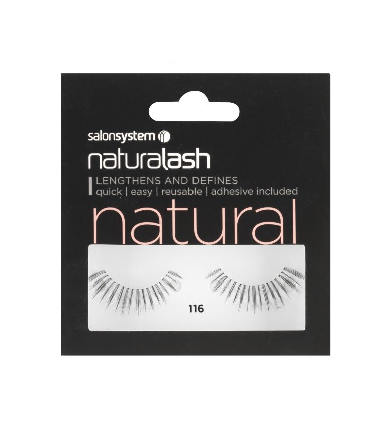 Salon System Naturalash 116 Black Natural Lashes