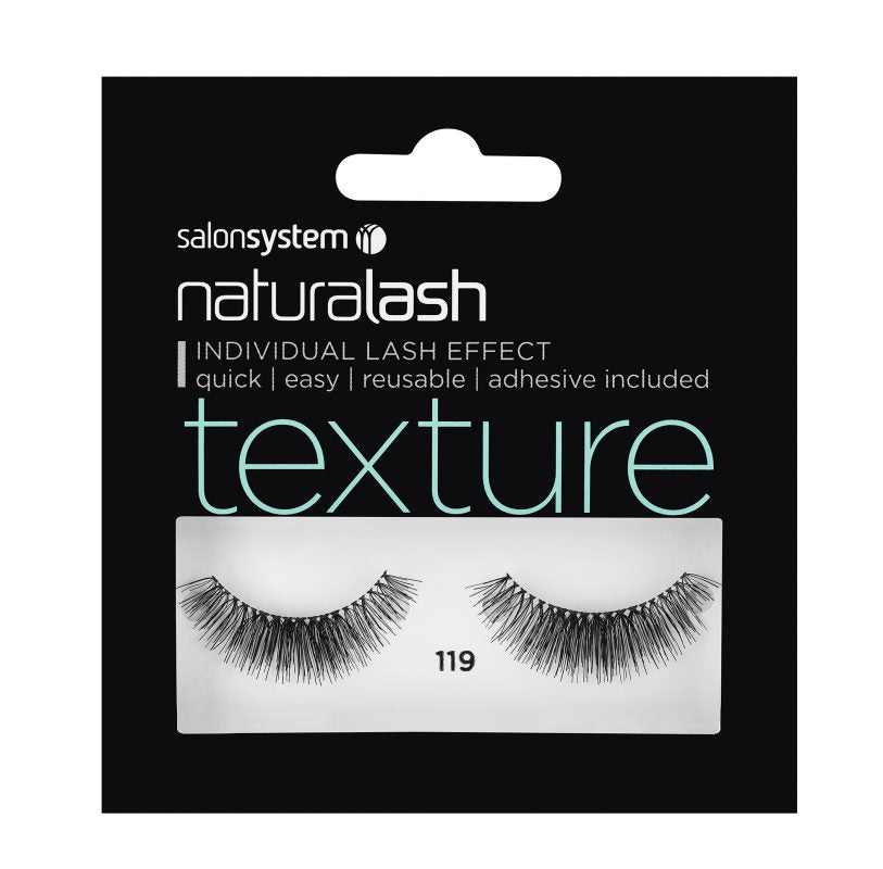 Salon System Naturalash 119 Black Texture Lashes