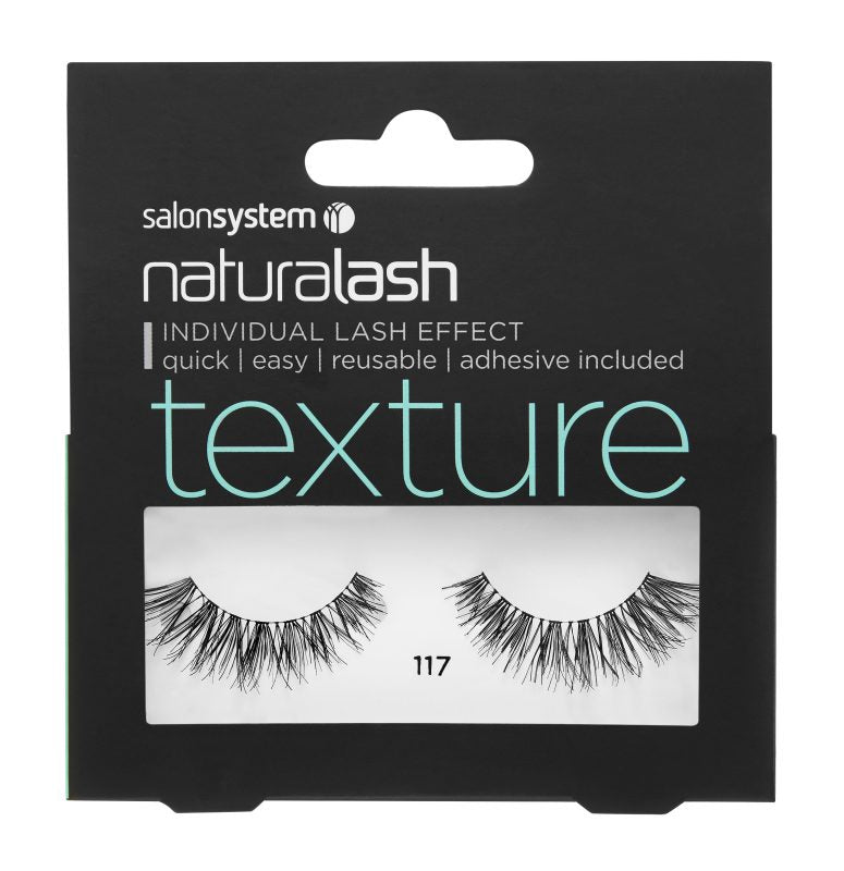 Salon System Naturalash 117 Black Texture Lashes