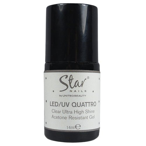 Star Nails LED/UV Dual Curing Quattro Clear 14ml - Acrylic, Fibreglass & Gel - SalonExpress