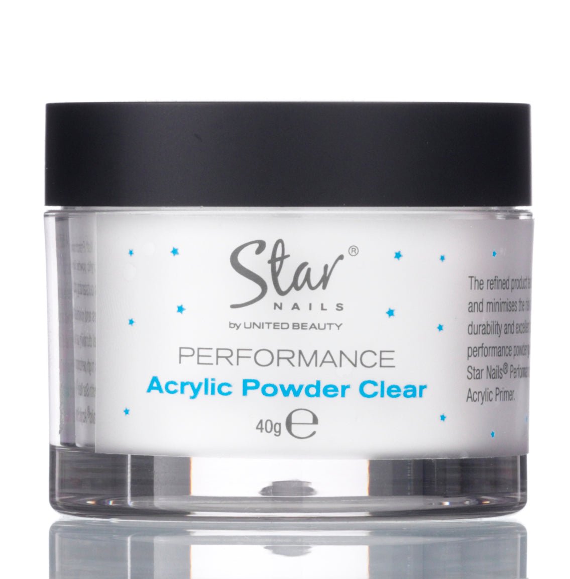 Star Nails Performance Acrylic Powder Clear 40g - Acrylic, Fibreglass & Gel - SalonExpress