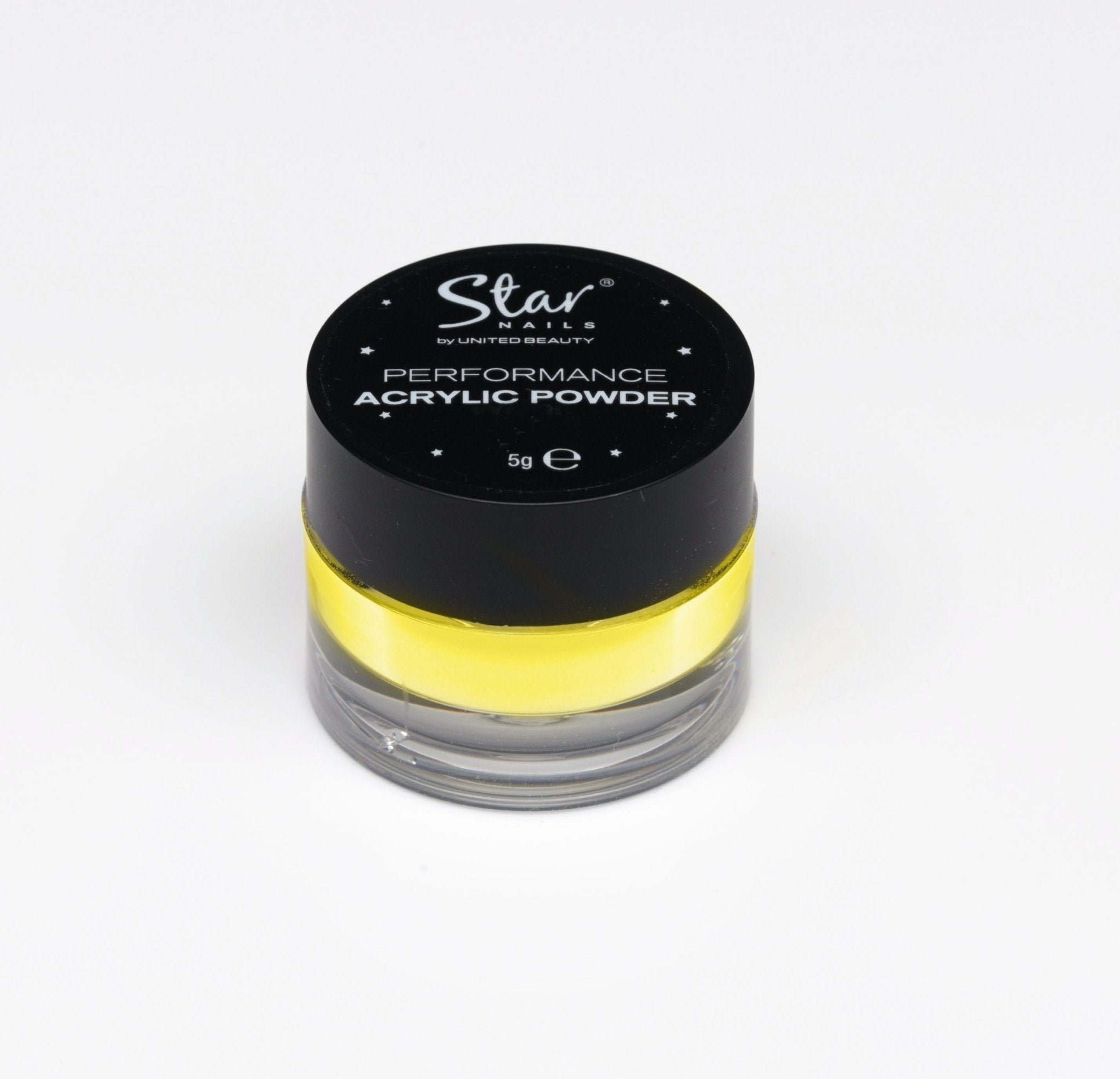 Star Nails Performance Powder Neon Yellow 5g - Acrylic, Fibreglass & Gel - SalonExpress