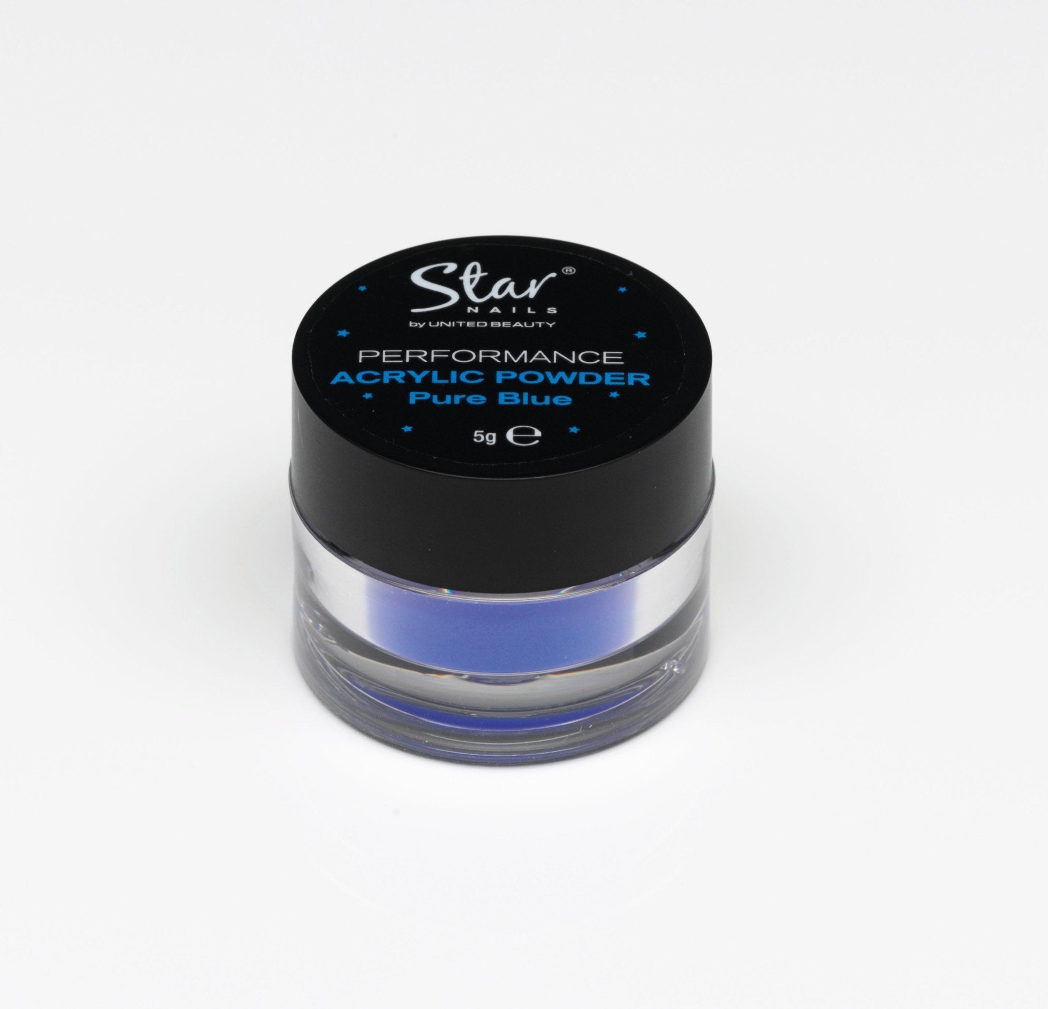 Star Nails Performance Powder Pure Blue 5g - Acrylic, Fibreglass & Gel - SalonExpress