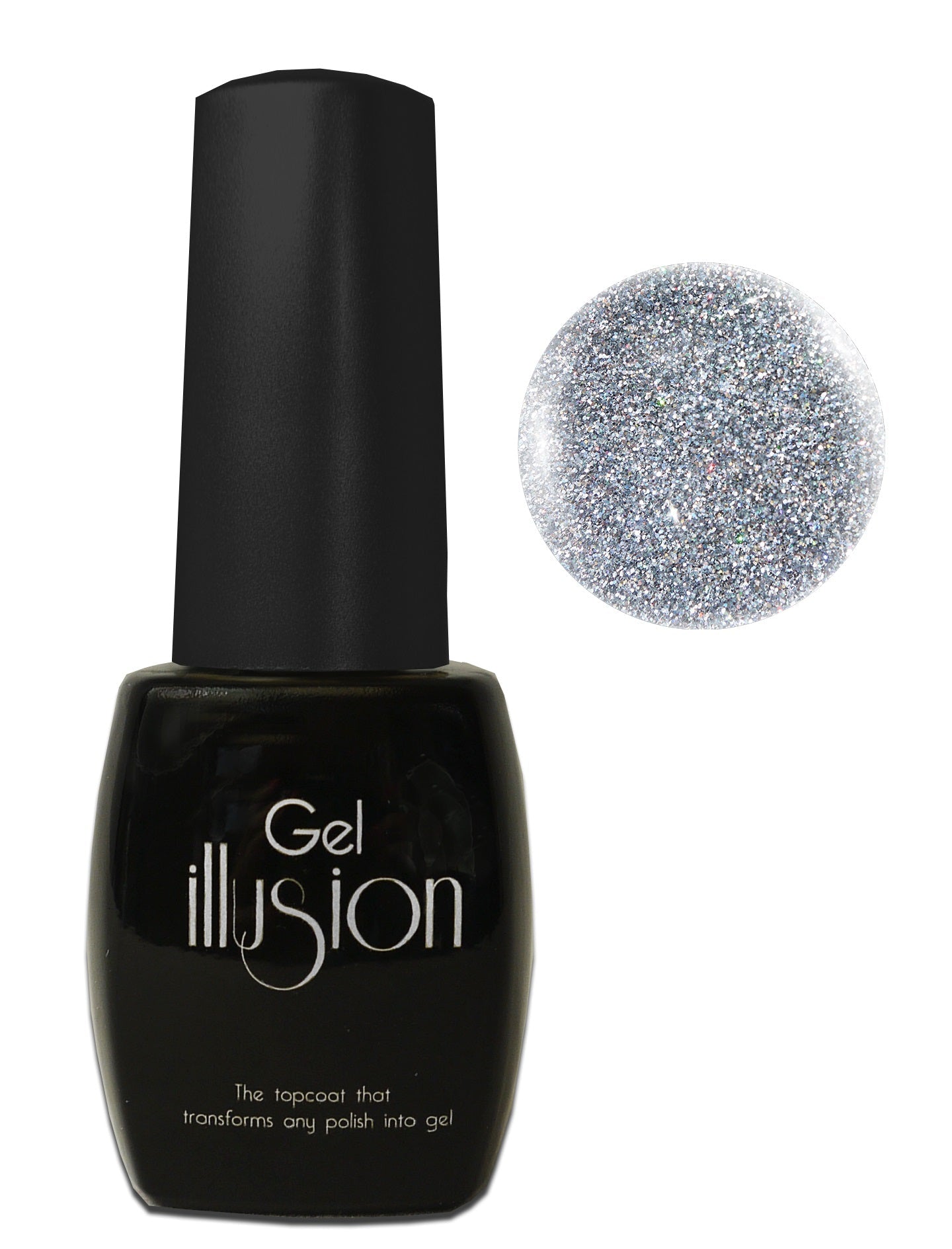 Star Nails Gel Illusion Silver Glitter Topcoat 14ml - Nail Polish - Treatments - SalonExpress