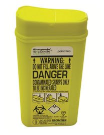 Sterex Sharps Box - 0.2ltr Yellow - Accessories & Spares - SalonExpress