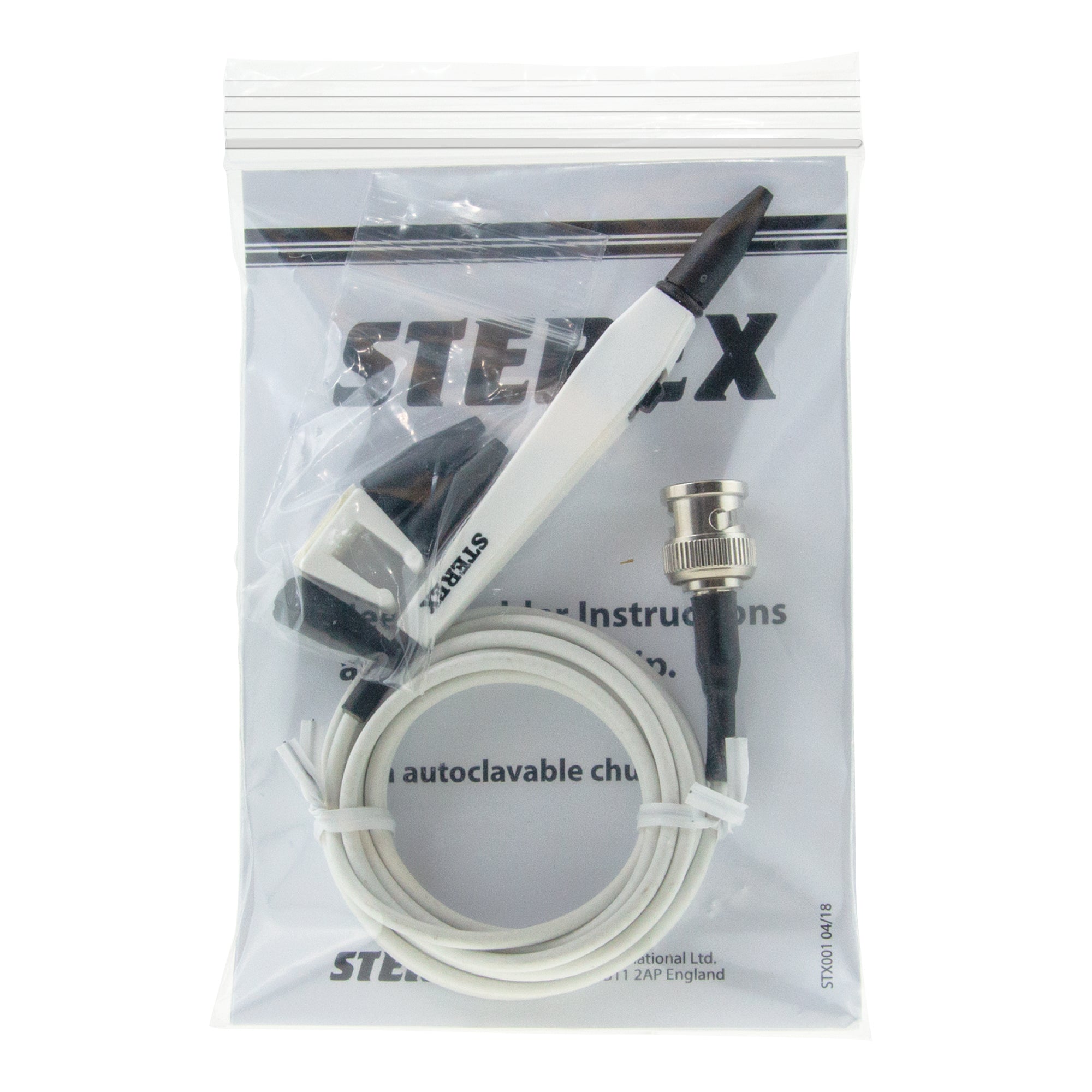 Sterex Needle Holder F Switched White Cable BNC - SalonExpress