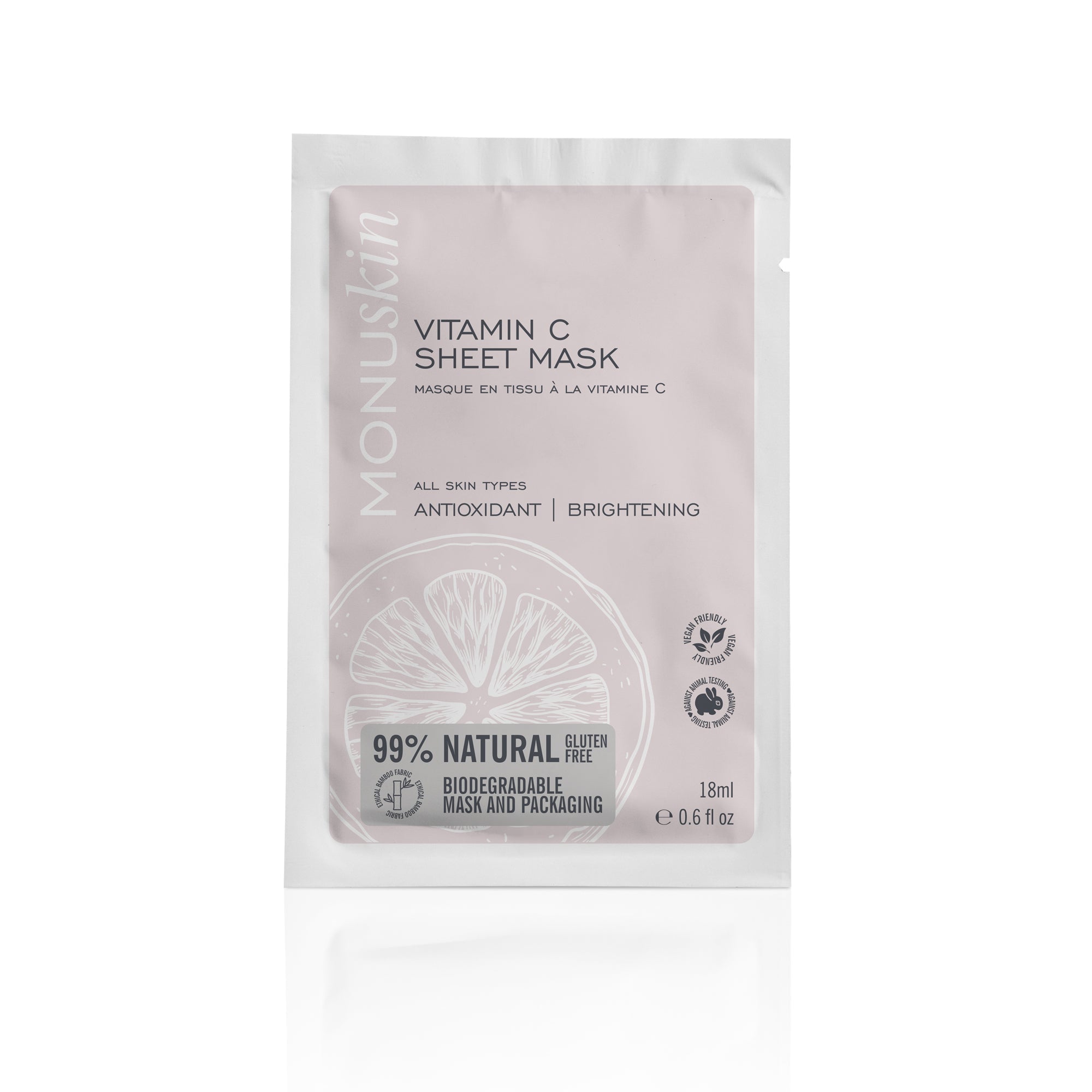Monu Vitamin C Sheet Mask 18ml single